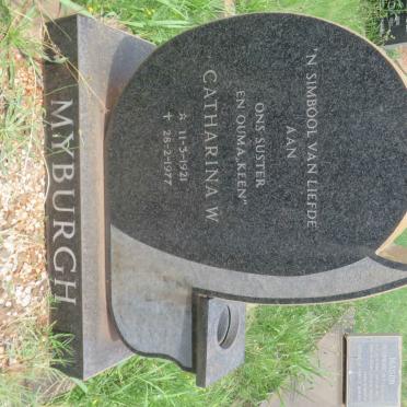 MYBURGH Catharina W. 1921-1977
