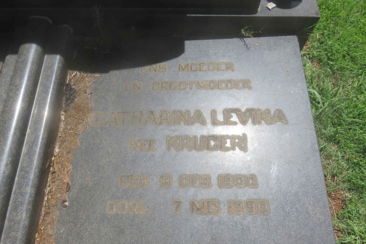 MARNEWECK Johan Gerhardus Petrus 1892-1964 &amp;  Catharina Levina KRUGER 1900-1990