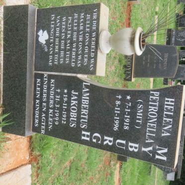 MYBURGH Lambertus Jakobus 1912-1999 &amp; Helena Petronella SMIT 1918-1996