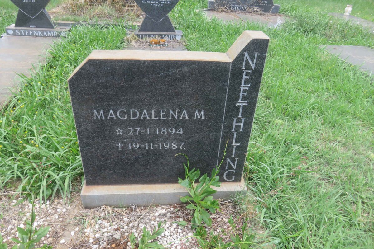 NEETHLING Magdalena M. 1894-1987