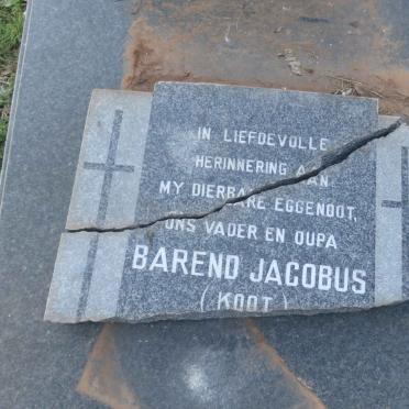OPPERMAN Barend Jacobus 1929-2001