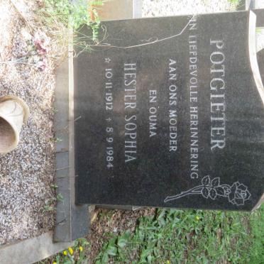 POTGIETER Hester Sophia 1912-1984