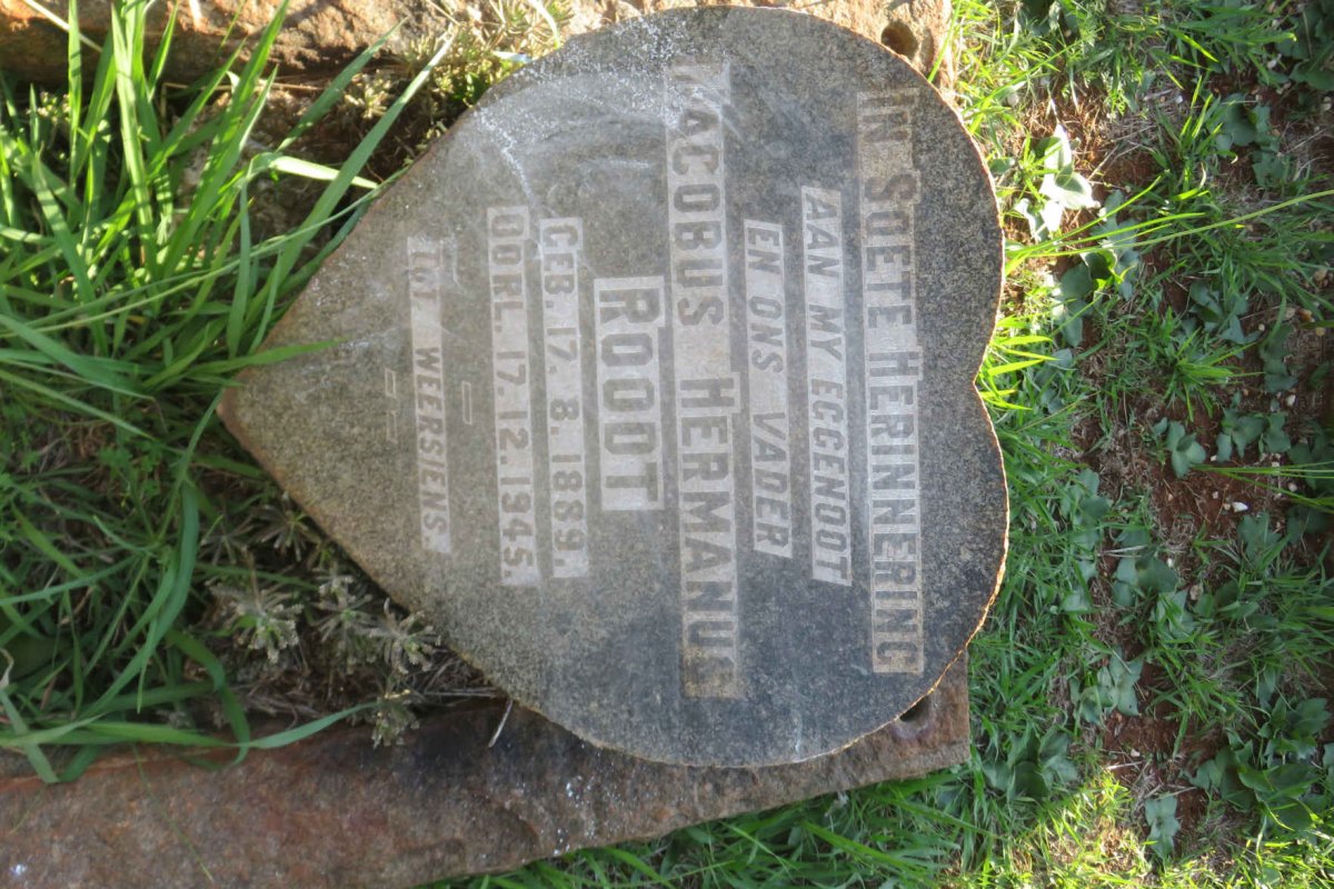 ROODT Jacobus Hermanus 1889-1945