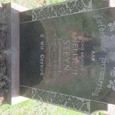 STEYN Nellie H. nee LEIGHTERKOST 1904-1990
