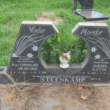 STEENKAMP Cornelius Wilhelmus 1921-1987 &amp; Susara Aletta 1923-1991