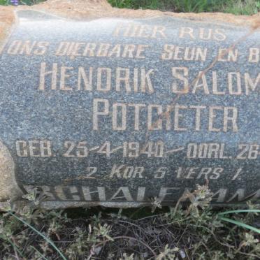 SCHALEKAMP Hendrik Salomon Potgieter 1940-1954