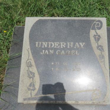 UNDERHAY Jan Carel 1918-