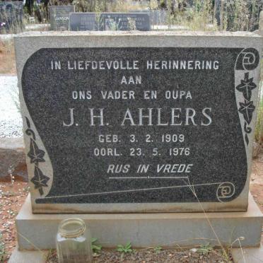 AHLERS J.H. 1909-1976