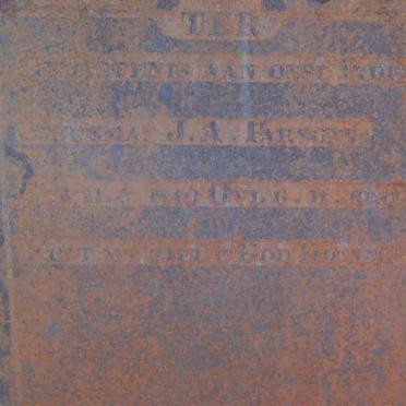 PARSONS  G.J.A. 184?-1920
