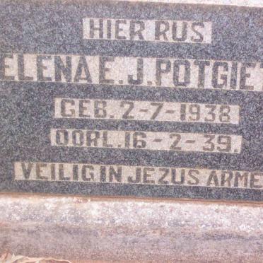 POTGIETER Helena E.J. 1938-1939 :: POTGIETER Jannie
