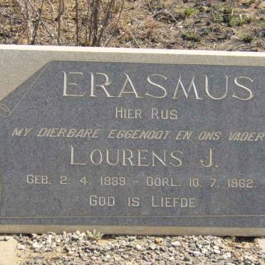 ERASMUS Lourens J. 1889-1962 