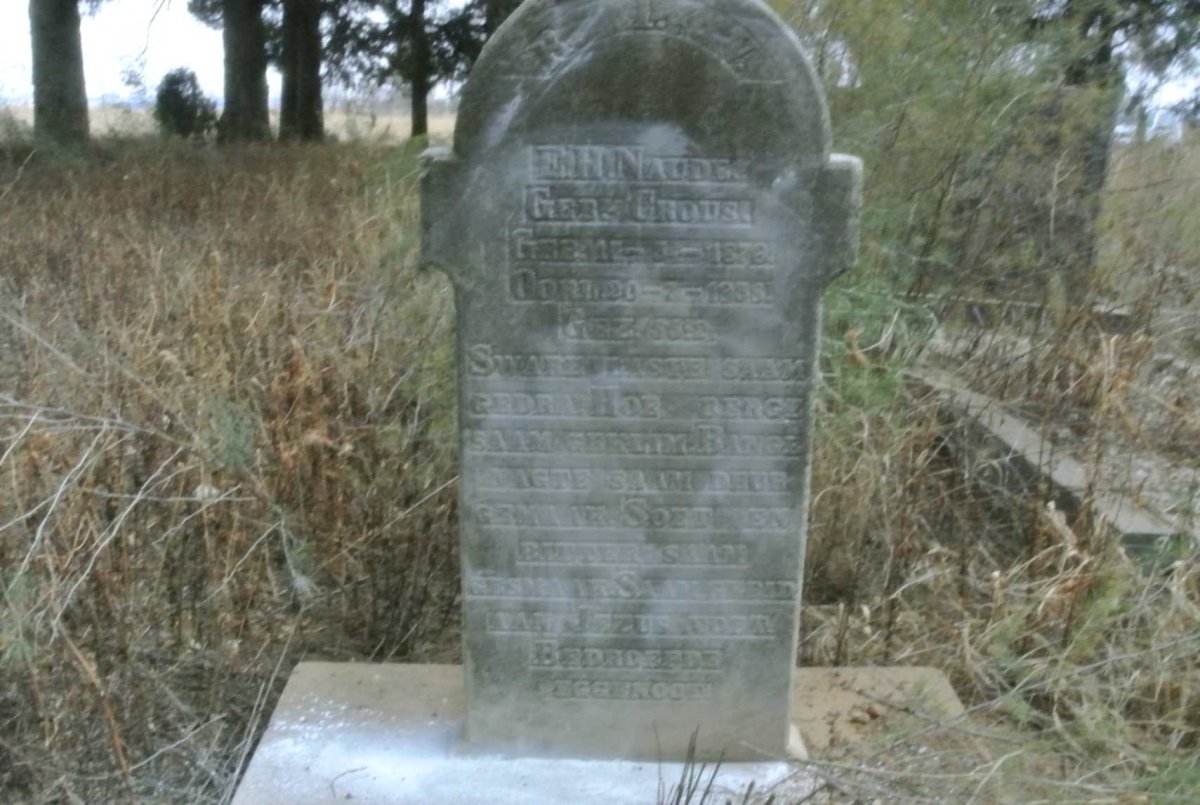 NAUDE E.H. nee CROUS 1878-1938