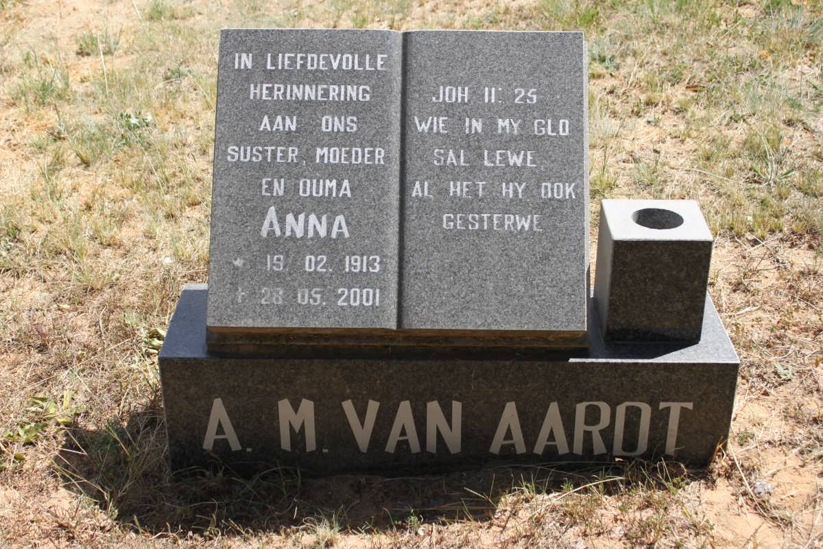 AARDT A.M., van 1913-2001