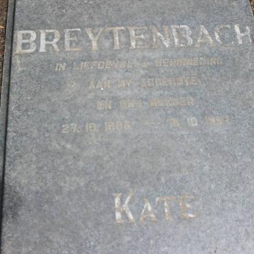 BREYTENBACH Kate 1906-19??