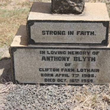 BLYTH Anthony 1909-1959
