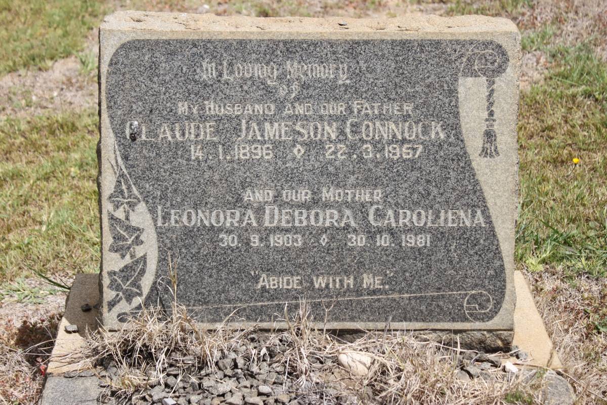 CONNOCK Claude Jameson 1896-1967 &amp; Leonora Debora Caroliena 1903-1981