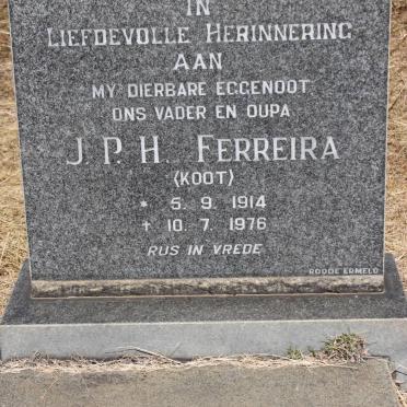 FERREIRA J.P.H. 1914-1976