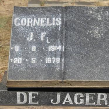 JAGER Cornelis J.F., de 1914-1978