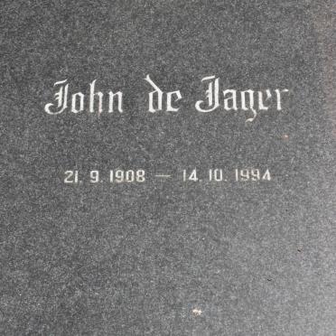 JAGER John, de 1908-1994