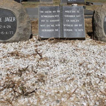 JAGER Roux, de 1920-1977 :: DE JAGER Pierre 1920-1994