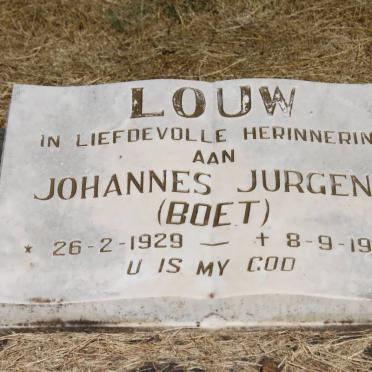 LOUW Johannes Jurgens 1929-1975