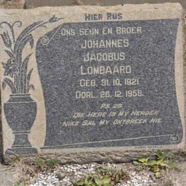 LOMBAARD Jacobus 1921-1958