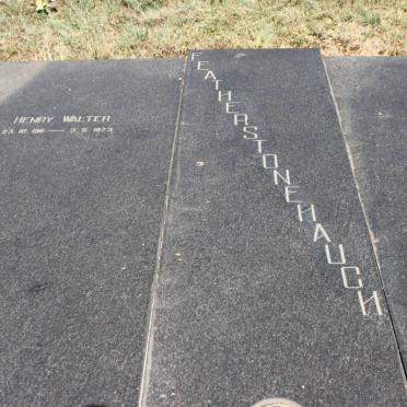 LABUSCHAGNE Henry Walter 1911-1973 &amp; Magdalena 1919-