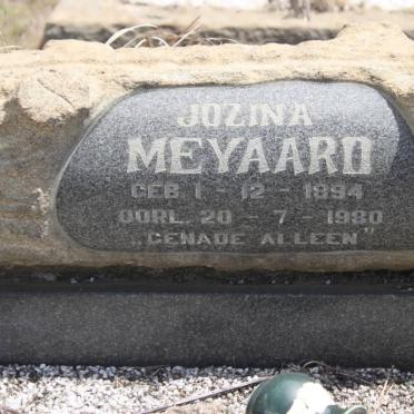MEYAARD Jozina 1894-1980