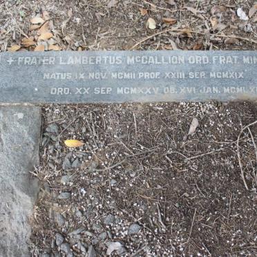 MCCALLION Lambertus