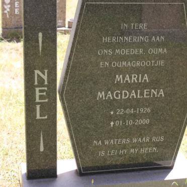 NEL Maria Magdalena 1926-2000