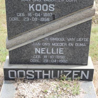 OOSTHUIZEN Koos 1887-1956 &amp; Nellie 1896-1982