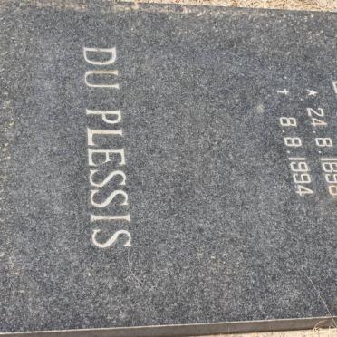 PLESSIS Levina C.H., du 1898-1994