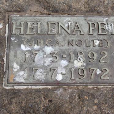 PET J.H.C.A. nee NOLTE 1892-1972
