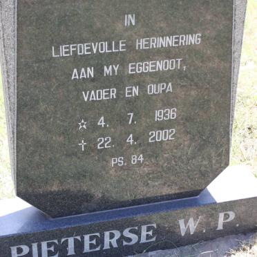 PIETERSE W.P. 1936-2002