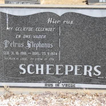 SCHEEPERS Petrus Stephanus 1916-1974