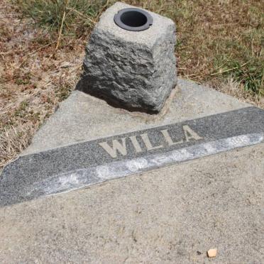 SWART Willa 1912-1998