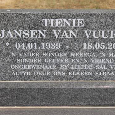 VUUREN Tienie, Jansen van 1939-2008