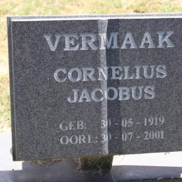 VERMAAK Cornelius Jacobus 1919-2001