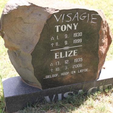 VISAGIE Tony 1930-1999 &amp; Elize 1935-2006