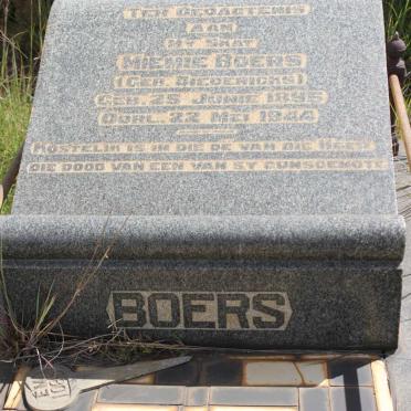 BOERS Miemie nee DIEDERICKS 1895-1944