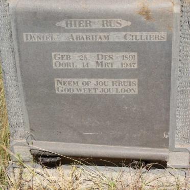 CILLIERS Daniel Abarham 1891-1947