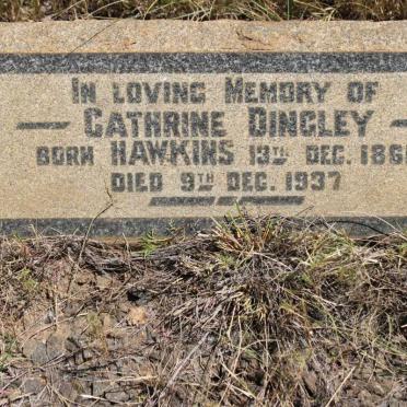 DINGLEY Cathrine nee HAWKINS 1861-1937