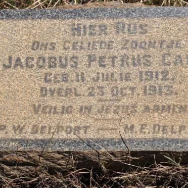 DELPORT Jacobus Petrus Carl 1912-1913