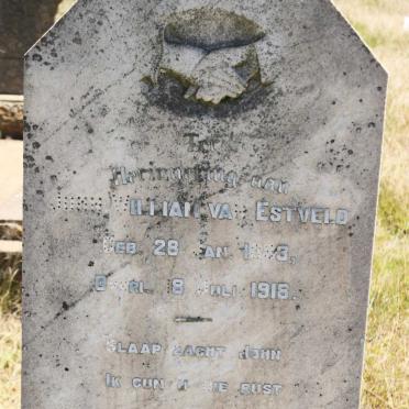 ESTVELD John William, van 18?3-1918