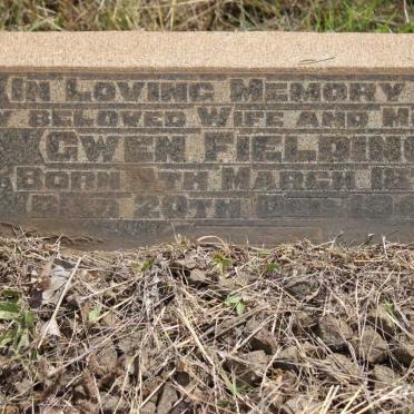 FIELDING Gwen 1876-1943