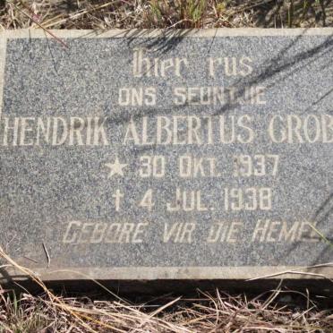 GROBLER Hendrik Albertus 1937-1938