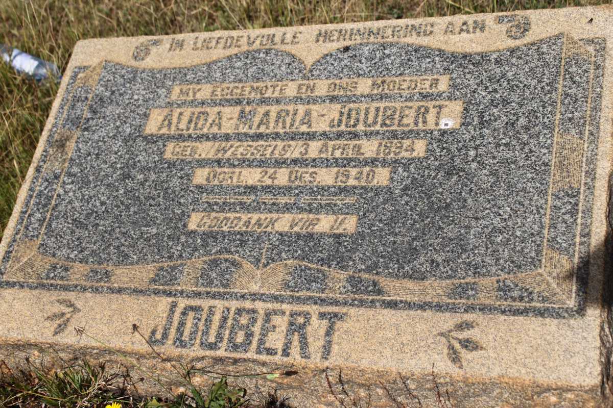 JOUBERT Alida Maria nee WESSELS 1894-1940
