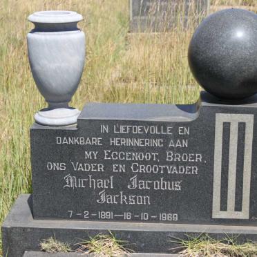 JACKSON Michael Jacobus 1891-1969