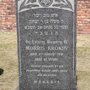 KROKIN Morris -1961