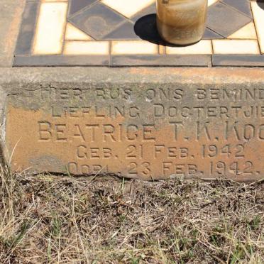 KOGH Beatrice T.K. 1942-1942